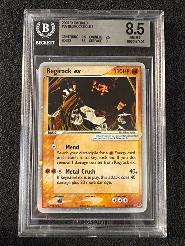 Regirock ex graded BGS 8.5 for sale on eBay