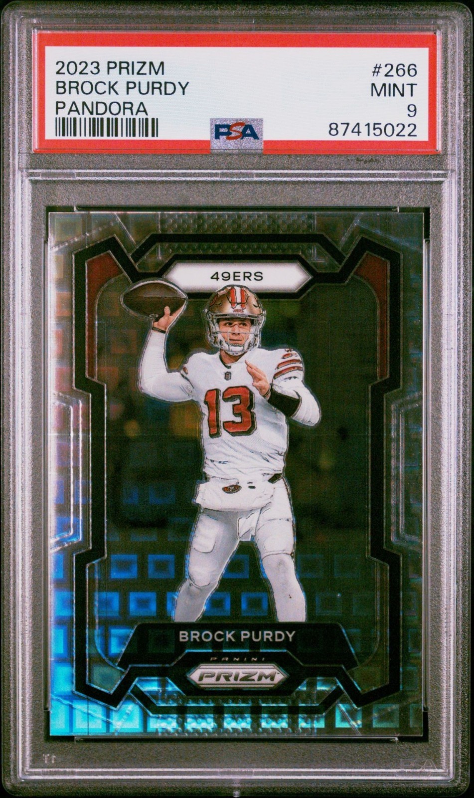 2023 Panini Prizm - Brock Purdy #266 Pandora Prizm /400