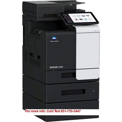 Konica Minolta C3350i, Color/Laser MFP Copier/Fax/Letter 35ppm Only 37K meter