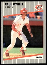 1989 Fleer Paul O'Neill Cincinnati Reds #166