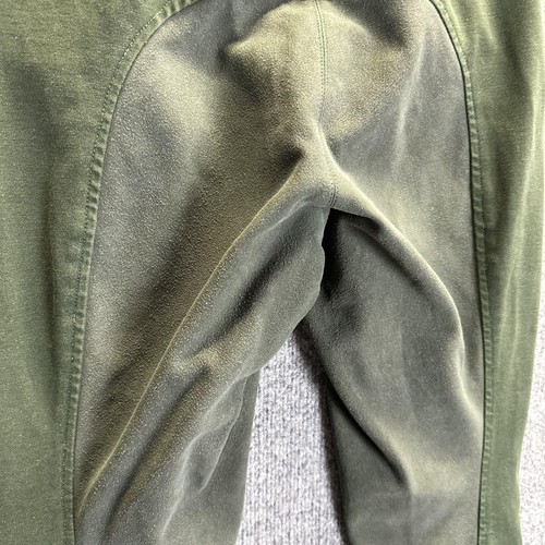 Vequi Comfort Breeches Womens 28 Green Full Seat Riding Pants Stretch Equestrian - Picture 8 of 14