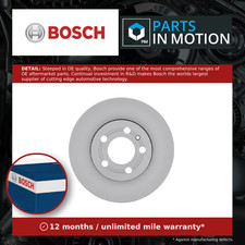 2x Brake Discs Pair Vented fits SEAT LEON 1M1 Front 99 to 06 256mm Set Bosch New