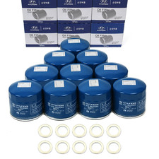 Engine Oil Filter Washer For Hyundai Kia Oem 2630035505 Genuine 10-pack