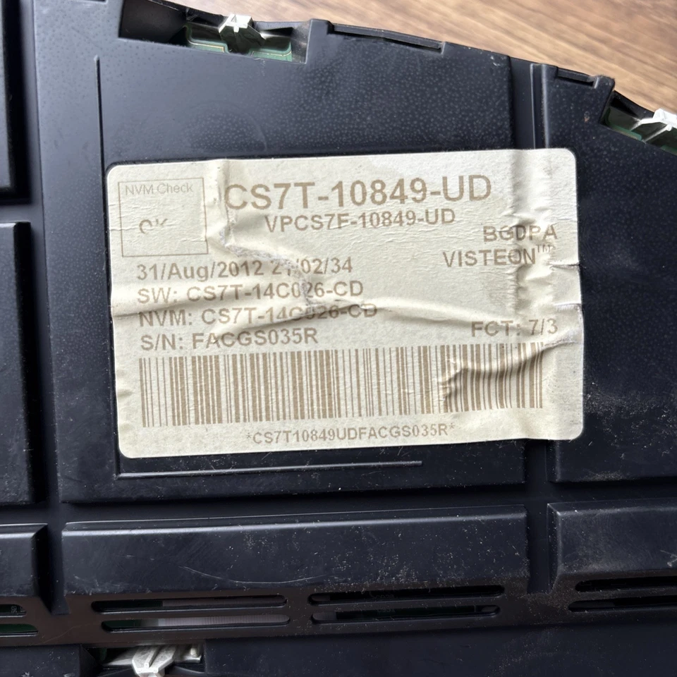 2013 FORD S-MAX GALAXY MONDEO Speedometer Speedo Screen Clocks Converse - Image 3 of 3