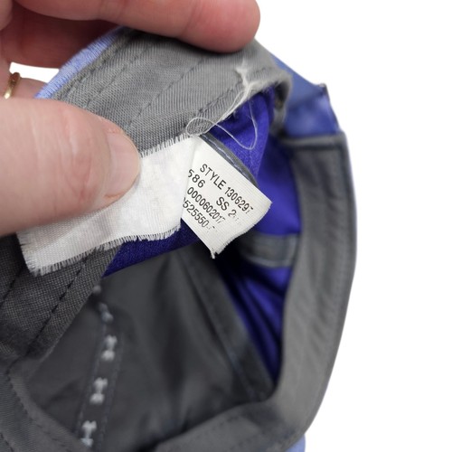 Under Armour Women's Adjustable Hat Cap Heathered Bluish Purple Gorpcore - Picture 3 of 8