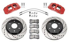 Wilwood 140-16808-DR Front Brake Kit-Red Calipers for 17-20 Ford F-150 Raptor