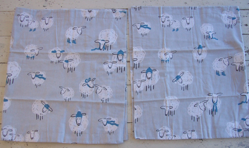 The Company Store Flanell Queen-Bettbezug mit Schafmuster + 2 King-Bettbezüge - Bild 6 von 9