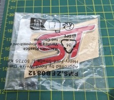 Genuine New FORD ST FRONT BUMPER BADGE Front Emblem For Focus ST 2012+ Red ST