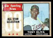 1968 Topps #371 Tony Oliva