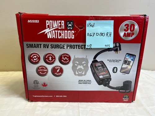 Power Watchdog Hughes Autoformers PWD30-30AMP Black Smart RV Surge Protector - Picture 12 of 12