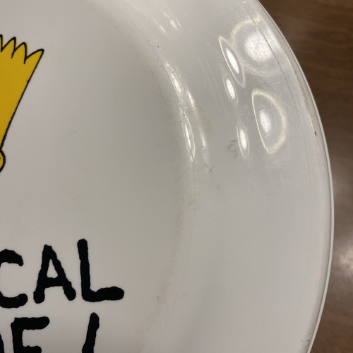 Vintage 1990 Bart Simpson The Simpsons “Radical Dude” 20th Century Fox Frisbee - Picture 5 of 24