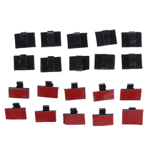 Keep Your Wires Neat and Tidy with SelfAdhesive Wire Tie Clamp (10Pcs) - Photo 4/20