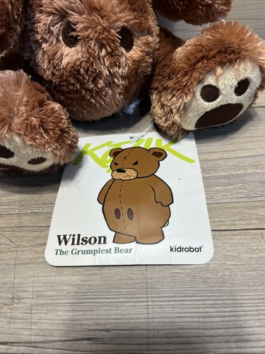 Kozik Wilson l'orso più scontroso peluche orsacchiotto kidrobot raro - Foto 2 di 5