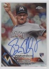 2016 Topps Chrome Rookie Auto Refractor 257/499 Brian Ellington #RA-BE Auto 0o9