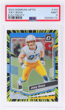 2023 Donruss Optic Joey Bosa Electricity #103 /69 PSA 9