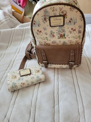 Loungefly Disney Bambi And Friends Backpack And Matching  display picture 3