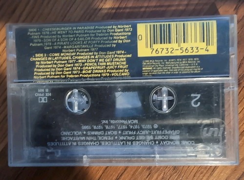 JImmy Buffett - Jimmy Buffett's Greatest Hit(s) 1985 (Audio Cassette) MCAC-5633 - Picture 2 of 3