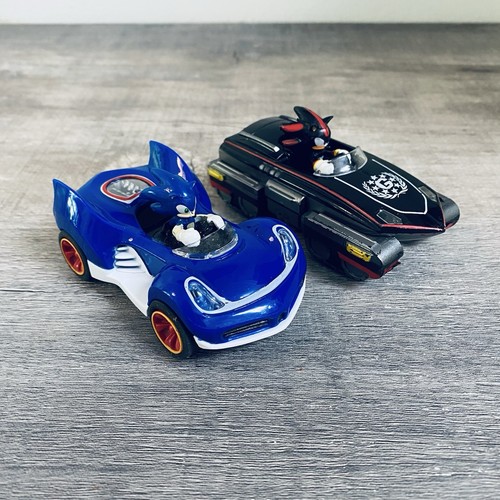 Sonic Transformed All-Stars Racing Pull Back Plastic Shadow /Sonic Hedgehog - Picture 2 of 11