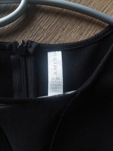 Amisu Kurzer Jumpsuit Overall Einteiler Ärmellos Festlich Damen Gr.S 36 Schwarz - Bild 4 von 4