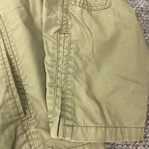 Guess Jacke Herren XL grün Baumwolle Moto Field Stehkragen Reißverschlusstaschen Utility - Bild 7 von 19