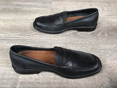 ROCKPORT Penny Loafers Black Leather ADIPRENE By ADIDAS Mens 10 SLIP ON SHOES - Picture 6 of 11
