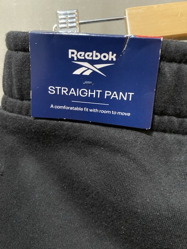 NWT Reebok Women Elastic Waistband Straight To The Core Cargo Pants Size L Black - Picture 12 of 15