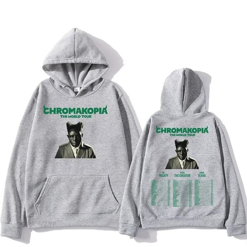 Chromakopia The World Tour 2025 Rap Singer Tyler Creator Sudadera con Capucha Para Hombre Unisex - Imagen 21 de 46