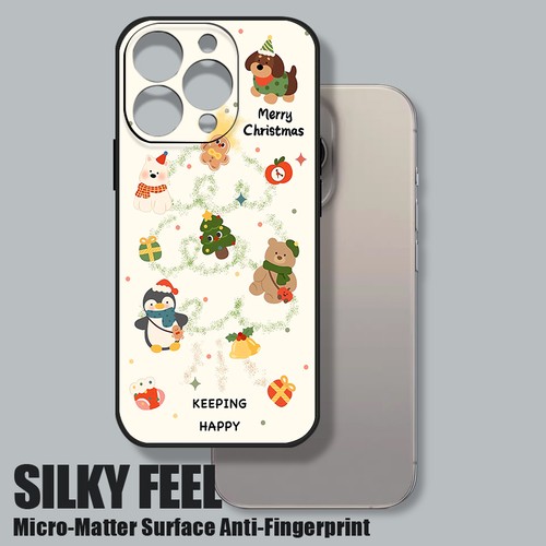 For iPhone 17 Pro Max Air 16 15 14 13 12 11 16E Christmas TPU Lanyard Case Cover - Picture 6 of 18