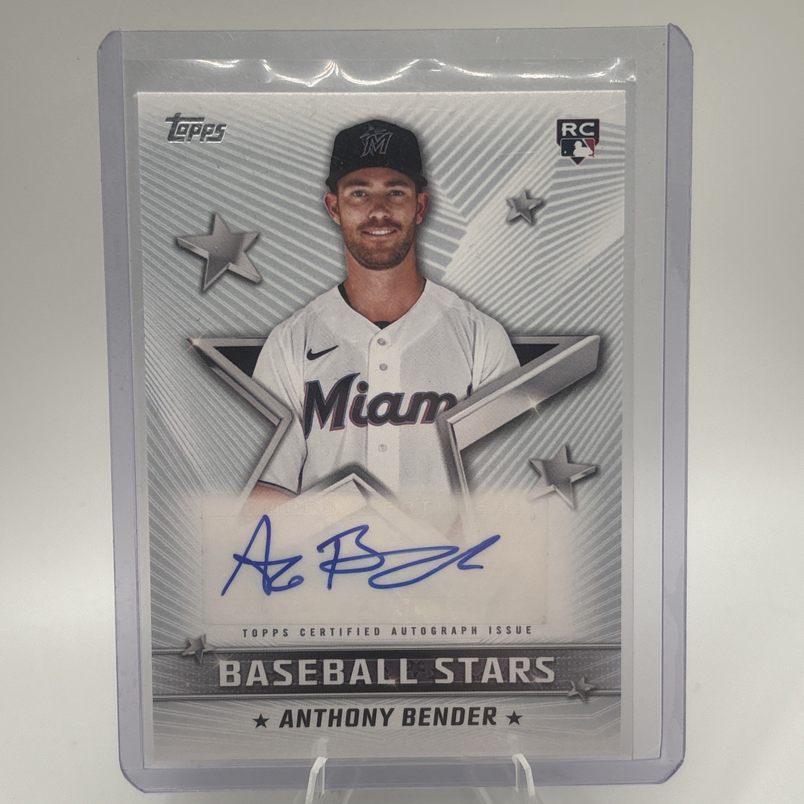 2022 Topps Series 1 - Baseball Stars Autographs Anthony Bender #BSA-ABE 