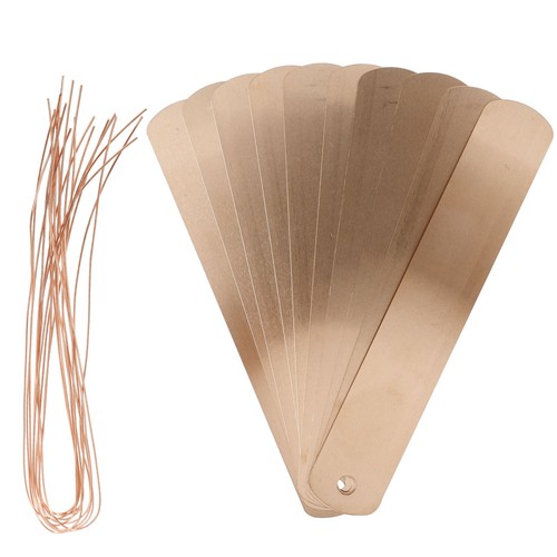 10 Pcs Copper Plant Label Diy Plants Tags Labels for Vegetable Garden - Bild 3 von 12