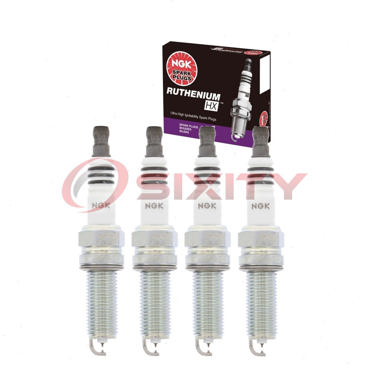 4 pc NGK Ruthenium HX Spark Plugs for 2012-2015 Honda Civic 1.8L 2.4L L4 dw