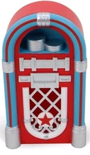 Target Bullseye's Summer 4th Of July Red Jukebox Retro 50s Light Up (NEW W/ TAG)