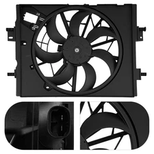 For Nissan Kicks 2017-2021 L4 1.6L Radiator Fan Assembly Single Fan Cooling Fan