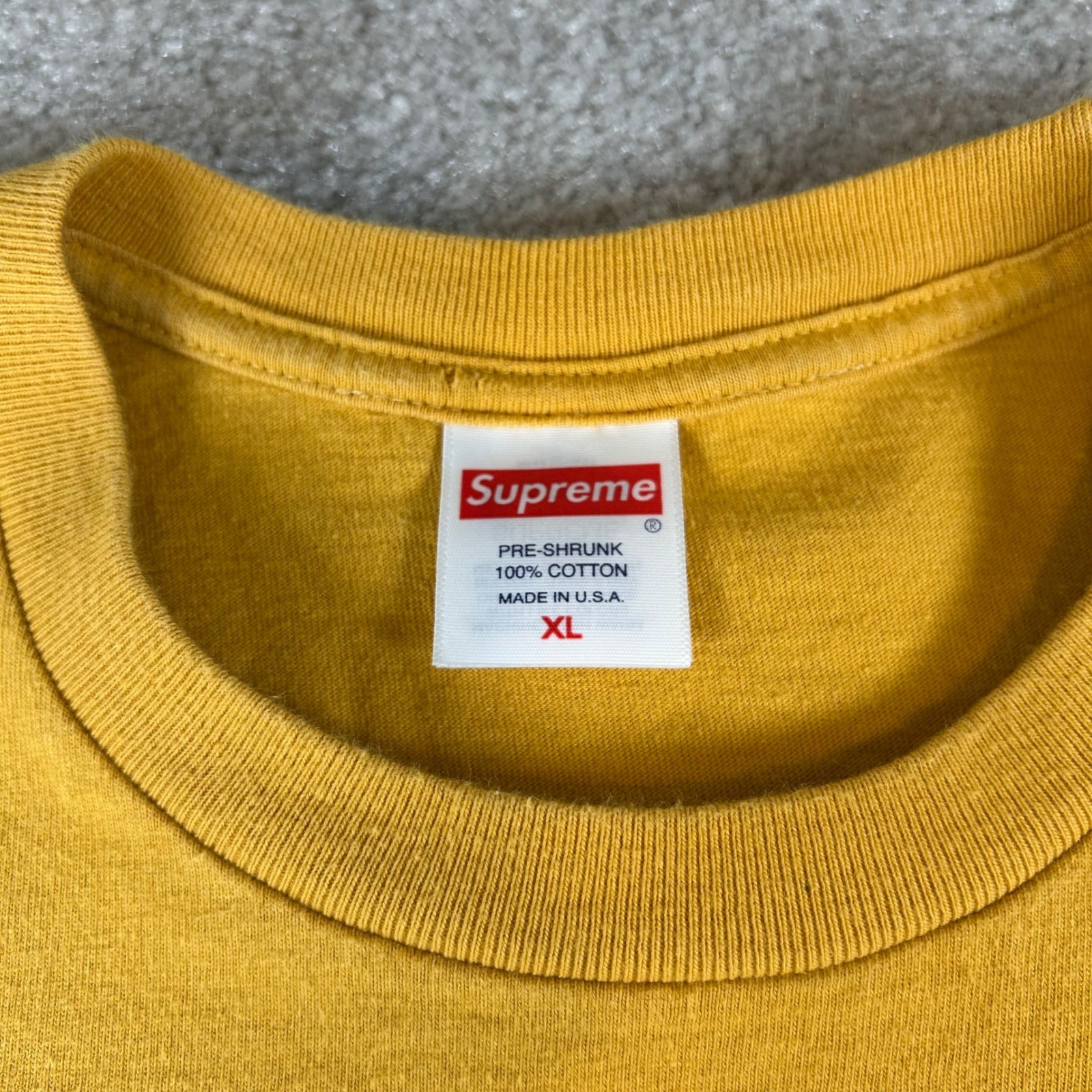 Supreme Nightmare Before Christmas Jack Skellington T-Shirt Men's XL Yellow USA thumbnail 3