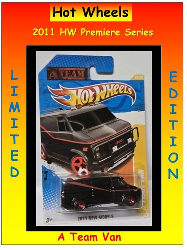Hot Wheels 2011 New Models Premiere 39/50 A Team Van 39/50 schwarz
