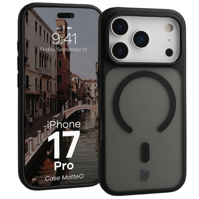 Handyhülle für iPhone 17 Pro Bizon Case Cover Schutzhülle Etui Hülle Schwarz