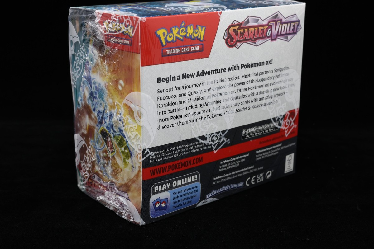 scarlet violet booster box english Pokemon English TCG -Scarlet & Violet