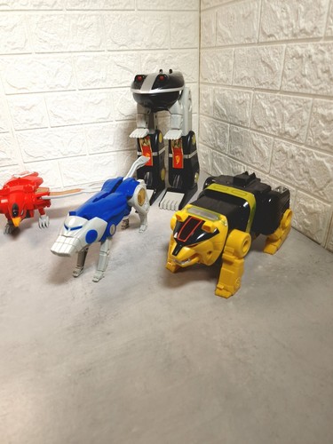 Vintage Bandai Power Rangers Ninja Megazord Zords Action Figures Incomplete - Picture 8 of 9
