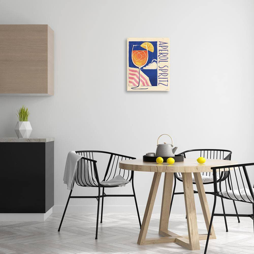 Retro Aperol Spritz by Janelle Penner Unframed Food Graphic Art Print 20 In. X 1 - Picture 7 of 7