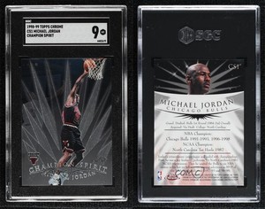 1998-99 Topps Chrome Champion Spirit Michael Jordan #CS1 SGC 9 MINT HOF