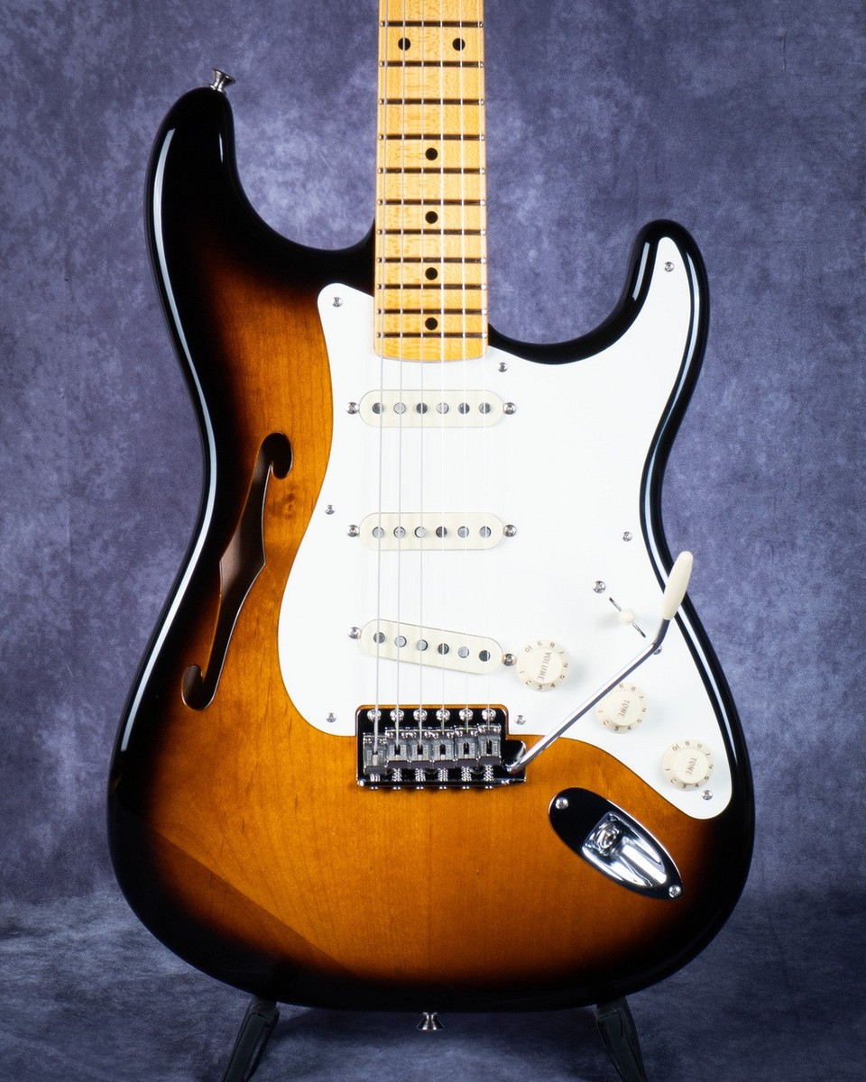 【最終値下げ】fender Stratocaster Thinline 中古美品 Fender Eric Johnson Thinline Stratocaster 2018 Used Electric