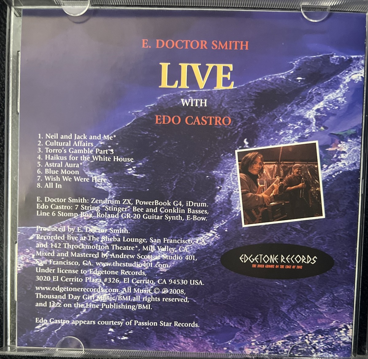ミュージック WEST. Live with Edo Castro' by E. Doctor Smith