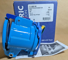 Meltric 17-14051-NC DN9c RECEPTACLE, Metal, 20A / 480V, 5P+G, 5hp (New in Box)