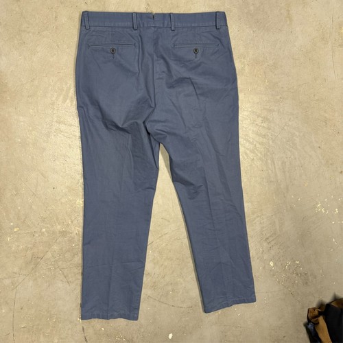Ermenegildo Zegna Cotton Chino Pants Blue 34x29 - Picture 6 of 8
