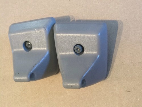 2001-2004 OEM GRANDE FORD F-150 F150 PARASOL CLIPS DIESTRO JUEGO + tornillos gris - Imagen 9 de 16