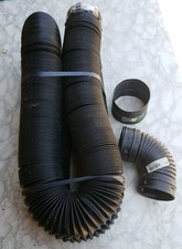 Flex-Drain 51110 25' x 4" Flexible/Expandable Landscape Drain Pipe Coupler/Elbow