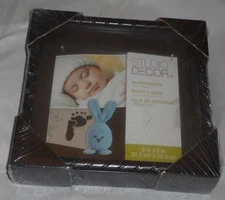 Studio Décor Black Wood Picture Frame 8" x 8" x1.75" Shadow Box Display Case NEW