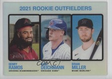 2022 Heritage Chrome Refractor /673 Brian Miller Greg Deichmann Henry Ramos 1e90