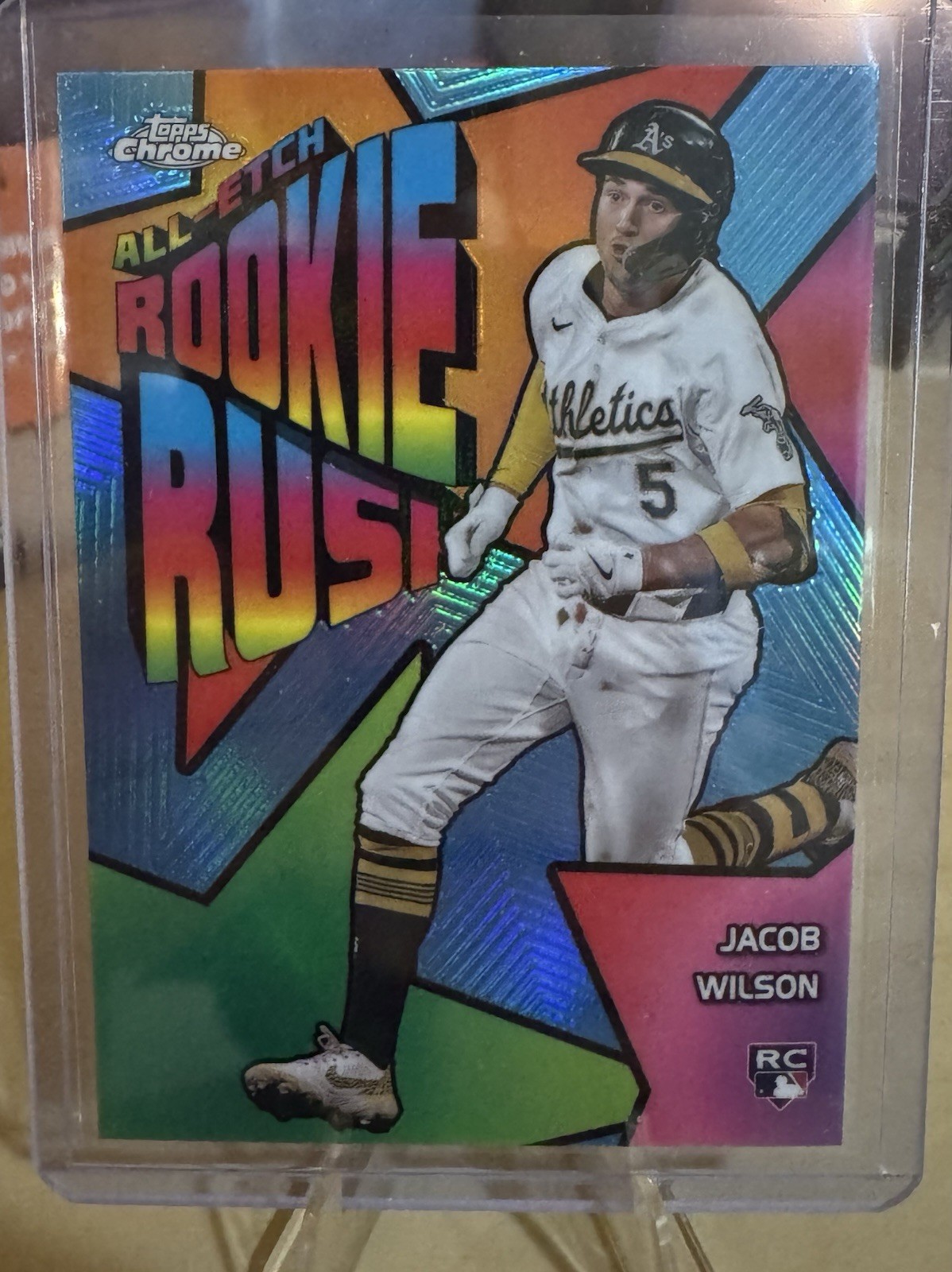 2025 Topps Chrome Chrome All-Etch Rookie Rush#CERR-6 Jacob Wilson