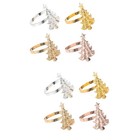 8 stücke Weihnachtsbaum Napin Ringe Weihnachtsserviette Ringe Schöne